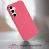 Soft Touch Dual-Layer Hybrid Case for Samsung Galaxy S25 - Hot Pink