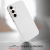 Soft Touch Dual-Layer Hybrid Case for Samsung Galaxy S25 - White