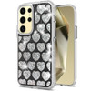 Diamond Encrusted Hybrid Case for Samsung Galaxy S25 Ultra - Heart Black
