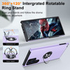 360 Rotating Ring Grip Hybrid Case for Samsung Galaxy S25 Ultra - Purple