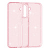 Crystal Glitter Fusion Case for Samsung Galaxy S25 Plus - Pink