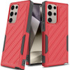 Military Grade Noble Hybrid Armor Case for Samsung Galaxy S25 Ultra - Red