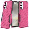 Military Grade Noble Hybrid Armor Case for Samsung Galaxy S25 Plus - Hot Pink
