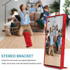 Military Grade Camera Privacy Cover Hybrid Case with Kickstand for Samsung Galaxy S25 Ultra - Red