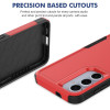 Military Grade TUFF Hybrid Armor Case for Samsung Galaxy S25 Plus - Red