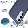 Military Grade TUFF Hybrid Armor Case for Samsung Galaxy S25 - Blue
