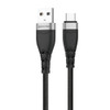 5 ft. Premium Nylon Braided USB-C to USB-A High-Speed Charge & Sync Cable - Black