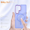 Shade Series Hybrid Case with MagSafe Magnetic Ring for Samsung Galaxy S25 Ultra - Purple