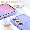 Shade Series Hybrid Case with MagSafe Magnetic Ring for Samsung Galaxy S25 Plus - Purple
