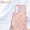 Shade Series Hybrid Case with MagSafe Magnetic Ring for Samsung Galaxy S25 Plus - Pink