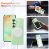 Shade Series Hybrid Case with MagSafe Magnetic Ring for Samsung Galaxy S25 Plus - Green
