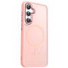 Shade Series Hybrid Case with MagSafe Magnetic Ring for Samsung Galaxy S25 - Pink