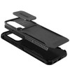 Combat Tough Series Hybrid Case with Camera Lens Cover for Samsung Galaxy S25 - Black