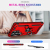 Military Grade Hybrid Case with Ring Grip for Samsung Galaxy S25 Ultra - Red