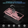 Military Grade Hybrid Case with Ring Grip for Samsung Galaxy S25 Ultra - Rose Gold