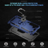 Military Grade Hybrid Case with Ring Grip for Samsung Galaxy S25 - Blue