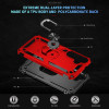 Military Grade Hybrid Case with Ring Grip for Samsung Galaxy S25 - Red