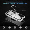 Military Grade Hybrid Case with Ring Grip for Samsung Galaxy S25 - Silver