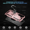 Military Grade Hybrid Case with Ring Grip for Samsung Galaxy S25 - Rose Gold