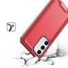 Military Grade TUFF Rank Hybrid Armor Case for Samsung Galaxy S25 - Red
