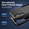 Military Grade TUFF Shockproof Hybrid Armor Case with Ring Grip for Samsung Galaxy S25 Plus - Black