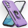 Military Grade TUFF Shockproof Hybrid Armor Case with Ring Grip for Samsung Galaxy S25 Plus - Purple