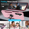 Military Grade TUFF Shockproof Hybrid Armor Case with Ring Grip for Samsung Galaxy S25 - Pink