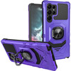 Military Grade Robotic Series Hybrid Case with Ring Grip for Samsung Galaxy S25 Ultra - Purple