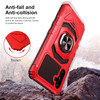 Military Grade Robotic Series Hybrid Case with Ring Grip for Samsung Galaxy S25 Plus - Red