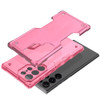 Military Grade Shockproof Hybrid Armor Case for Samsung Galaxy S25 Ultra - Pink