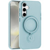 Candy Series Hybrid Case with MagSafe Magnetic Ring for Samsung Galaxy S25 - Sky Blue