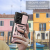 Military Grade Superior Series Hybrid Case with Ring Grip and Camera Lens Cover for Samsung Galaxy S25 Ultra - Rose Gold
