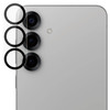 HD Tempered Glass Camera Lens Protector with Anti-Reflective Ring for Samsung Galaxy S25