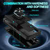 Military Grade All-In-One Ring Stand Card Case for Samsung Galaxy S25 Plus - Black