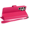 Extra Series Essential Leather Wallet Stand Case for Samsung Galaxy S25 Ultra - Pink