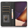 Leather Folio Wallet Case for Samsung Galaxy S25 Ultra - Black