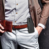 Shell Holster Kickstand Case with Spring Belt Clip for Samsung Galaxy S25 Plus - Black