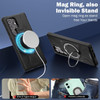 Military Grade TUFF Case with MagSafe Magnetic Rotating Ring Stand for Samsung Galaxy S25 Ultra - Black