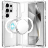 Slim Transparency Case with MagSafe Magnetic Ring for Samsung Galaxy S25 Ultra - Clear