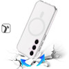 Slim Transparency Case with MagSafe Magnetic Ring for Samsung Galaxy S25 - Clear