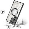 Fusion Evo Transparent Case with MagSafe Magnetic Ring for Samsung Galaxy S25 Ultra - Black