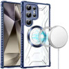Fusion Evo Transparent Case with MagSafe Magnetic Ring for Samsung Galaxy S25 Ultra - Blue