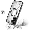 Fusion Evo Transparent Case with MagSafe Magnetic Ring for Samsung Galaxy S25 Plus - Black