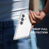 Crystal Glitter Fusion Case with MagSafe Magnetic Ring for Samsung Galaxy S25 Plus - Clear