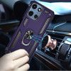 Military Grade Hybrid Case with Ring Grip for Motorola Moto G 2025 - Purple
