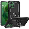 Military Grade Hybrid Case with Ring Grip for Motorola Moto G Power 2025 - Black