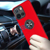 Military Grade 360 Rotating Ring Grip Hybrid Case for Motorola Moto G 2025 - Red
