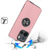 Military Grade 360 Rotating Ring Grip Hybrid Case for Motorola Moto G 2025 - Rose Gold