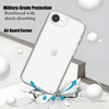 Tough Shield Snap-on Transparent Hybrid Case for iPhone 16e - Clear