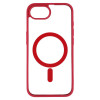 Acrylic Transparent Case with MagSafe for iPhone 16e - Red